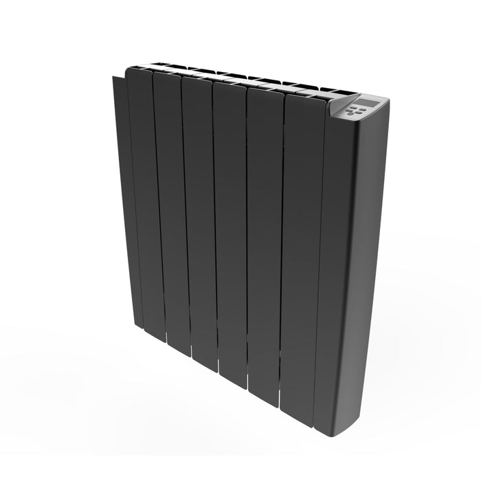RADIATEUR ELECTRIQUE MURAL ALUMINIUM AVEC PRISE ET TELECOMMANDE GRIS ANTHARCITE 2000W-580X1080MM