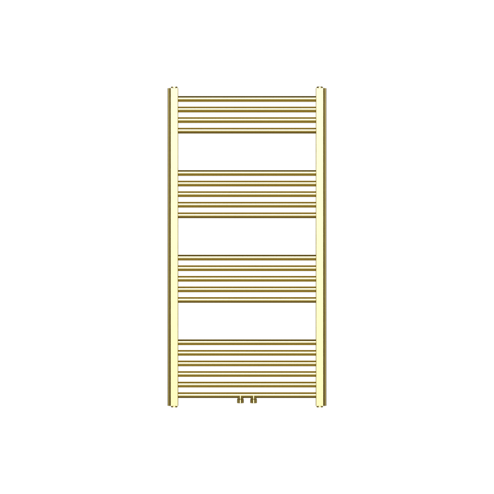 RADIATEUR SÈCHE-SERVIETTES RACCORDEMENT CENTRAL OR BROSSÉ 1200X600-414 WATT