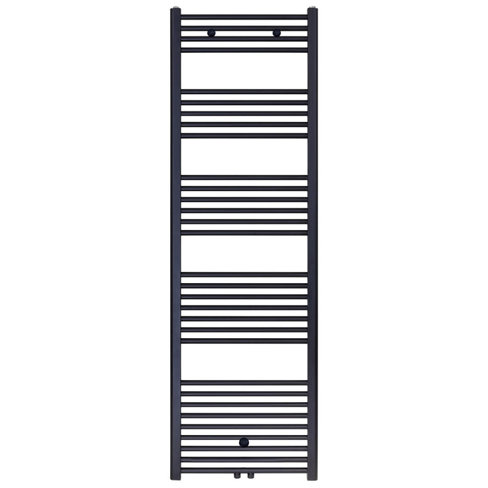 SÈCHE-SERVIETTES RACCORDEMENT CENTRAL NOIR MAT BROSSÉ 1600X600-828 WATT