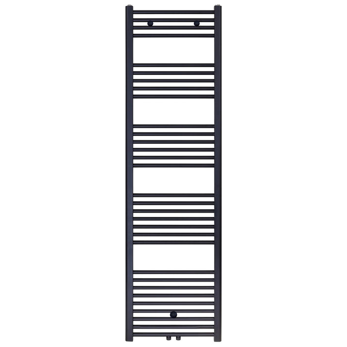 SÈCHE-SERVIETTES RACCORDEMENT CENTRAL NOIR MAT BROSSE 1800X400-699 WATT