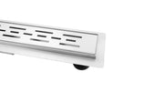 Caniveau de douche Aloni inox brossé