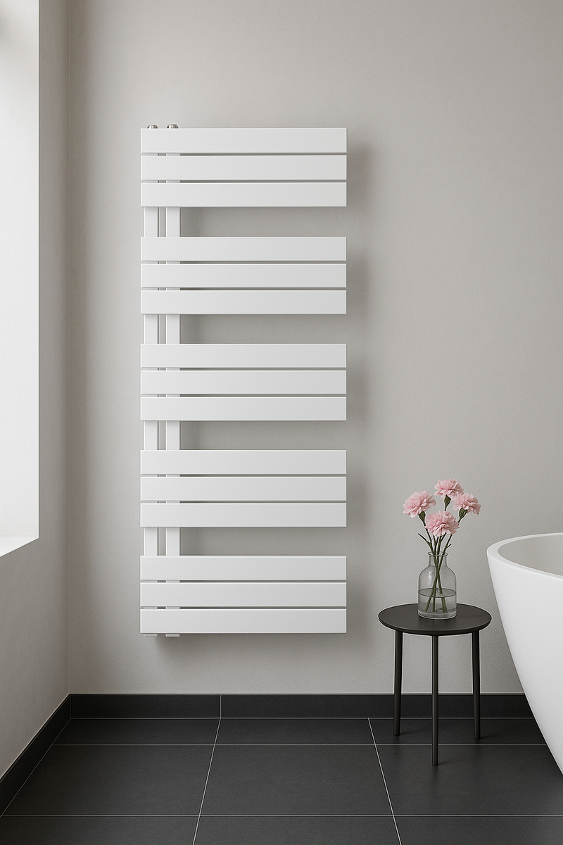 RADIATEUR SÈCHE-SERVIETTES RACCORDEMENT GAUCHE/COMB - BLANC 1800X500-890W