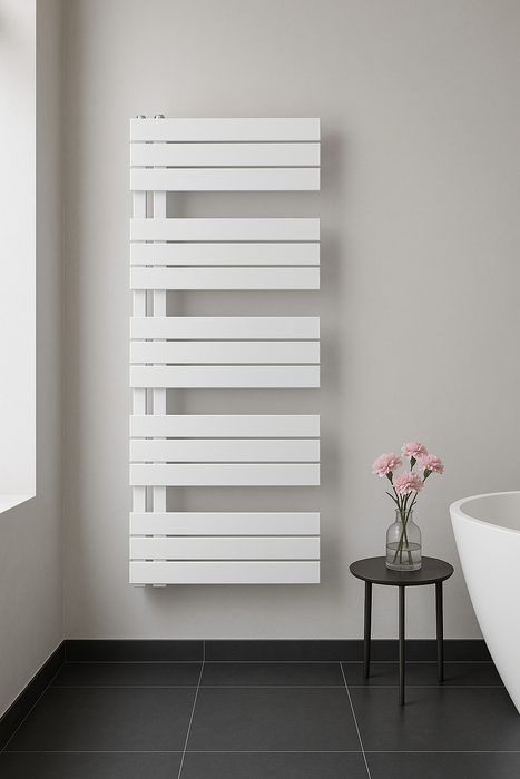RADIATEUR SÈCHE-SERVIETTES RACCORDEMENT GAUCHE/COMB - BLANC 1800X600-1021W