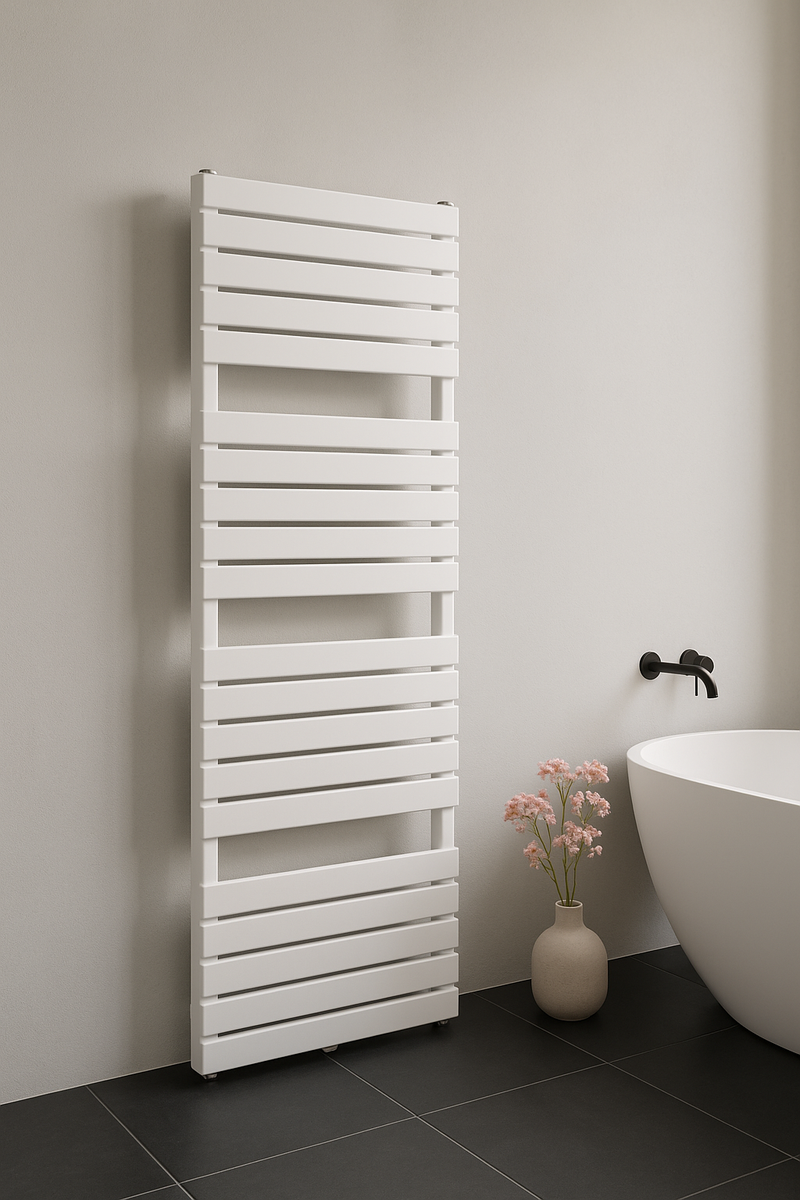 Towel dryer radiator central connection white 1800x600-1081W