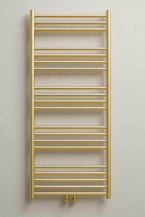 RADIATEUR SÈCHE-SERVIETTES RACCORDEMENT CENTRAL OR BROSSÉ 1600X600-557 WATT