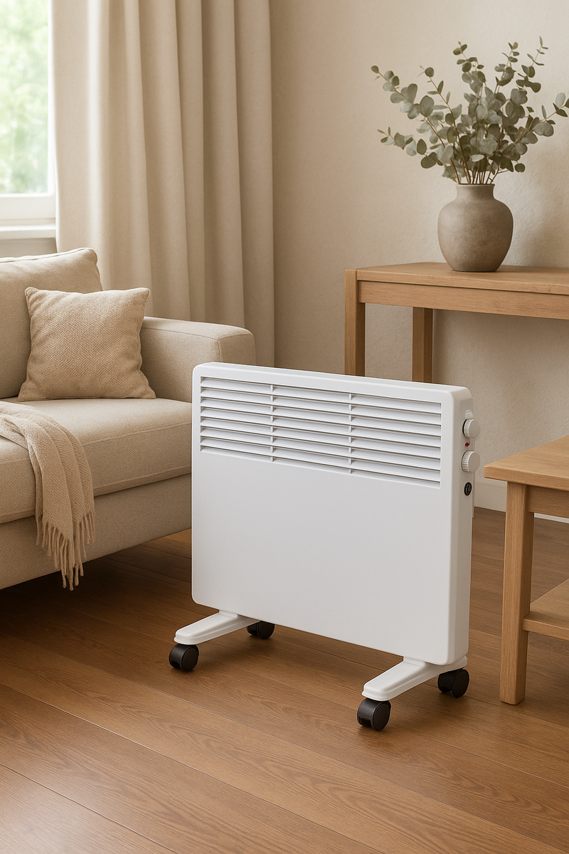RADIATEUR ELECTRIQUE MURAL/SOL AVEC PRISE 2000W-820X120X500