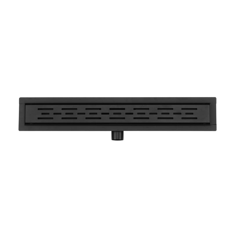 Caniveau de douche Aloni noir mat