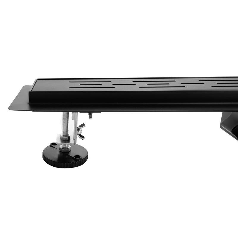 Caniveau de douche Aloni noir mat
