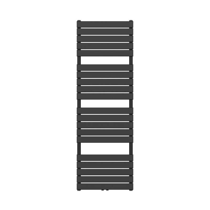 Black central connection towel dryer radiator 1800x500-936W