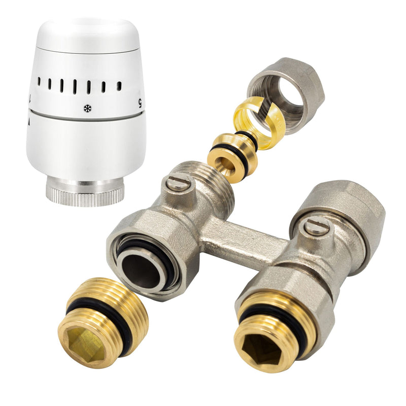 H-BLOC CONNECTION KIT FOR FLOOR OUTLET M30-1/2M-16/2-BELRAD