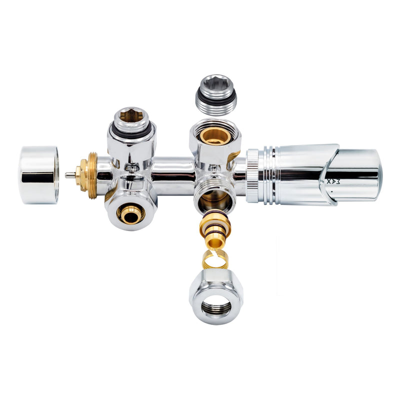 CHROME BRACKET CENTRAL CONNECTION KIT M30X16/2