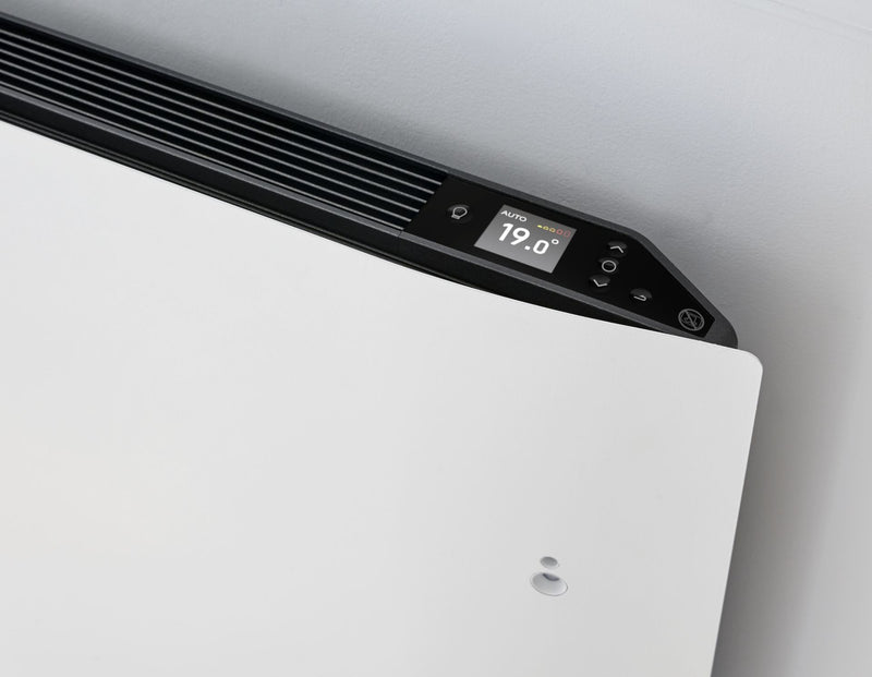 RADIATEUR ELECTRIQUE MURAL BLANC AVEC PRISE + PROGRAM 2000W-LxH:119x56,5