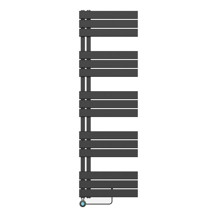 RADIATEUR SÈCHE-SERVIETTES ELECTRIQUE RACCORDEMENT GAUCHE/COMB - NOIR 1600X500-755W