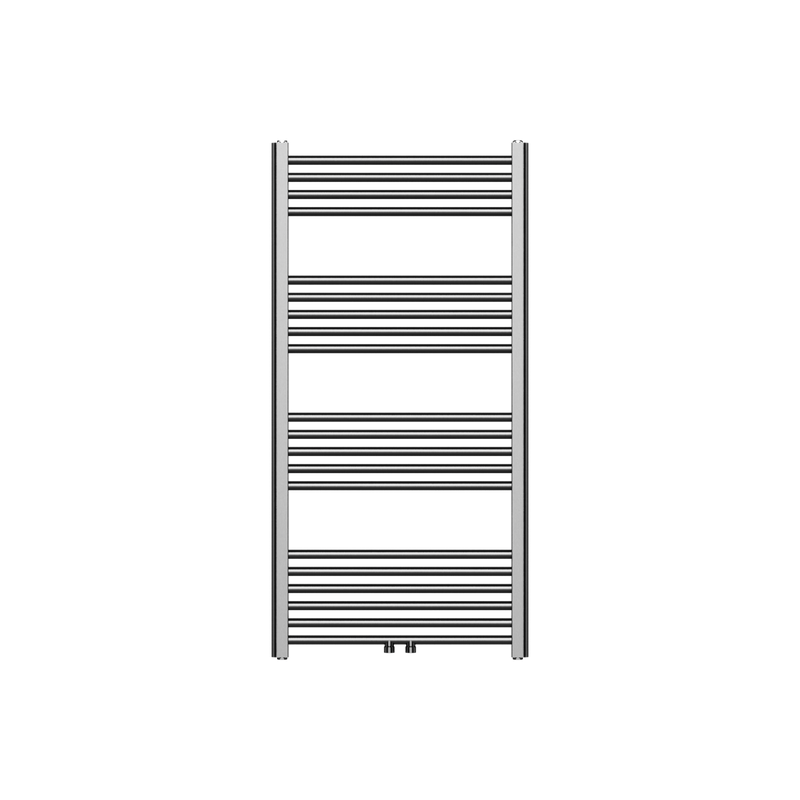 RADIATEUR SÈCHE-SERVIETTES RACCORDEMENT CENTRAL GRIS BRONZE 1200X600-414 WATT