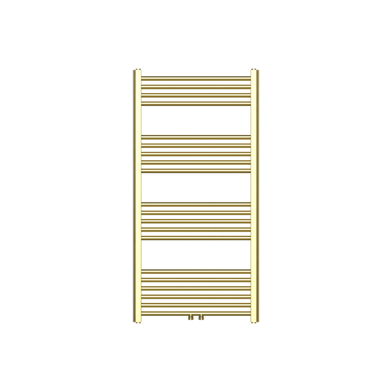 RADIATEUR SÈCHE-SERVIETTES RACCORDEMENT CENTRAL OR BROSSÉ 1200X600-414 WATT
