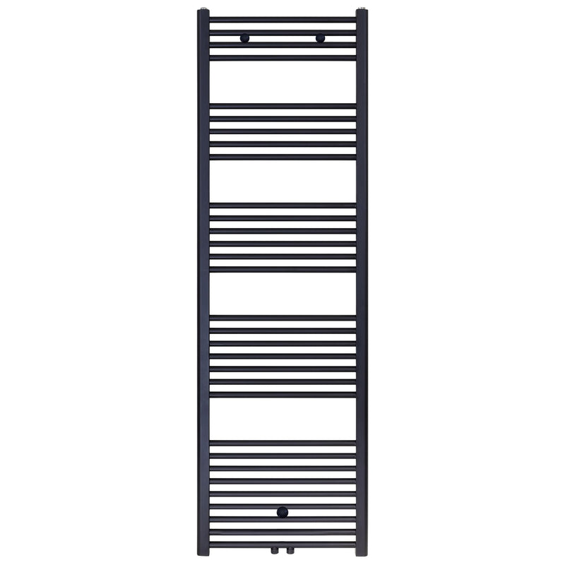 SÈCHE-SERVIETTES RACCORDEMENT CENTRAL NOIR MAT BROSSÉ 1600X600-828 WATT