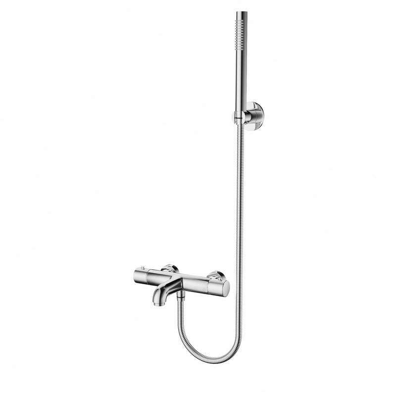 ALONI Bain/douche thermostatique avec douchette Chrome
