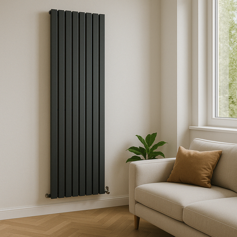 VERTICAL SQUARE DOUBLE-SIDED BLACK 1800X608 CENTRAL CONNECTION-2164W