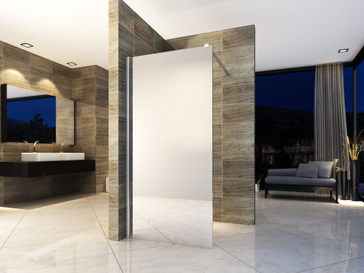 Aloni Douche À L'Italienne 1200 Verre Miroir
