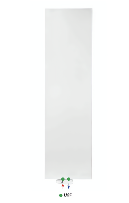 FACE LISSE VERTICALE T20 2000X400 - BLANC