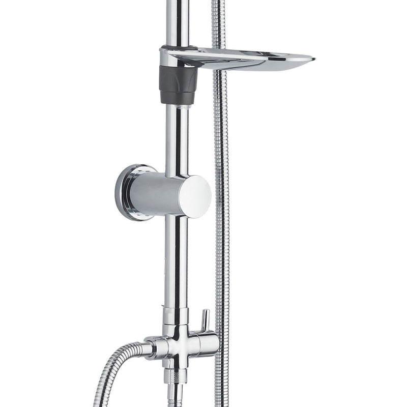 ALONI New Tondo Ensemble de douche pluie thermostatique - Chrome