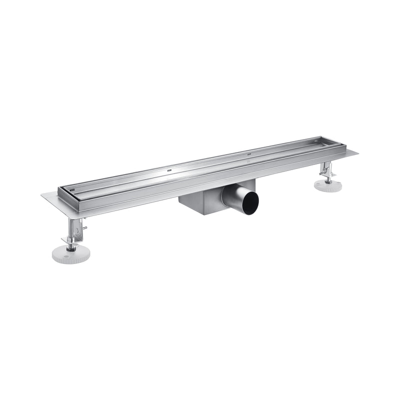 Aloni Caniveau Carrelable 100cm Inox