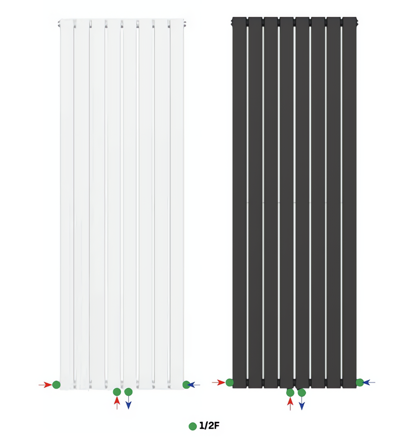 CARRÉ VERTICAL DOUBLE-FACE BLANC 1800X608 CONNEXION CENTRALE-2164W