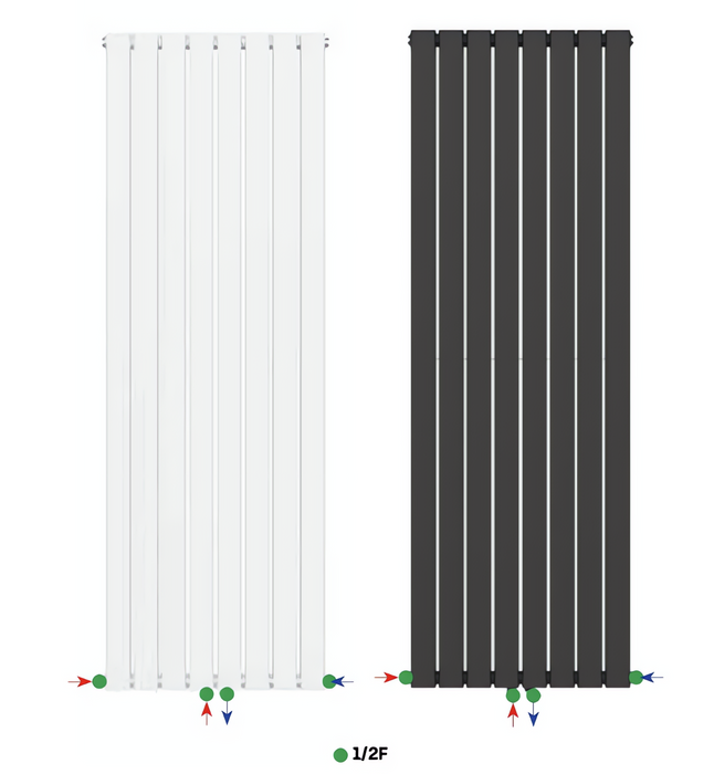 CARRÉ VERTICAL DOUBLE-FACE BLANC 1800X608 CONNEXION CENTRALE-2164W